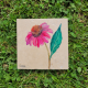 Echinacea angustifolia | Ekiznezya Doğal Taş Bardak Altlığı